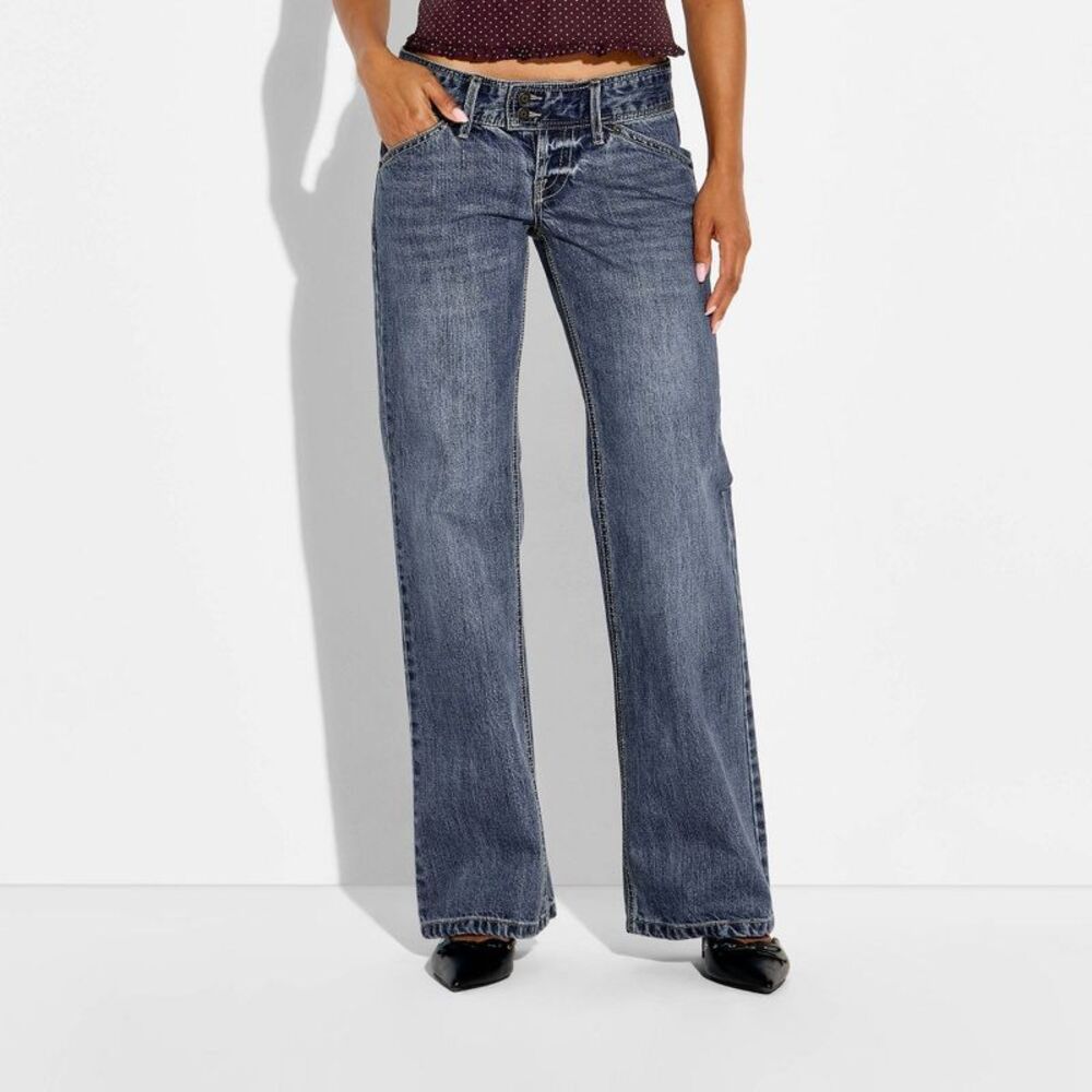 Women's Literally Low Bootcut Jeans - Wild Fable with Olivia Dayton Light Wash 6